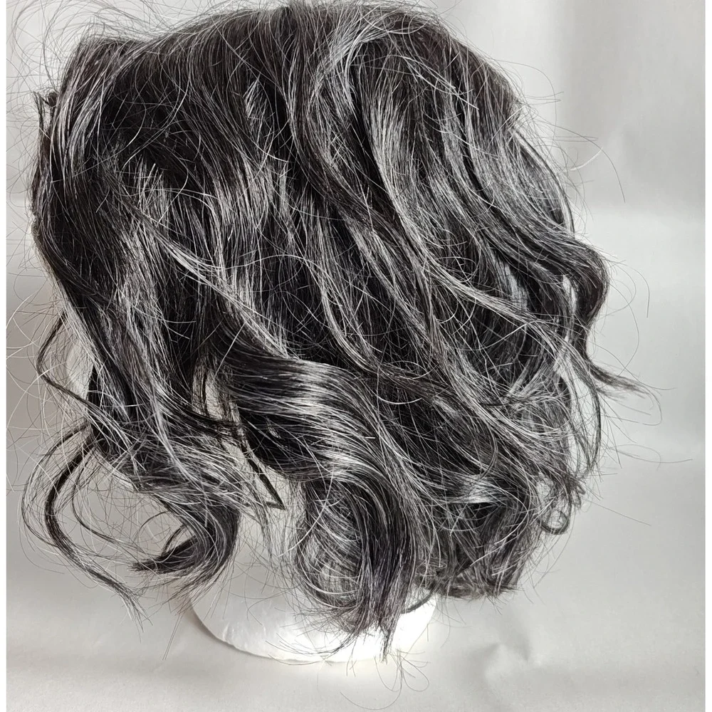 Jon Renau SmartLace Wig Women Salt and Pepper Grey Wavy Bob Synthetic